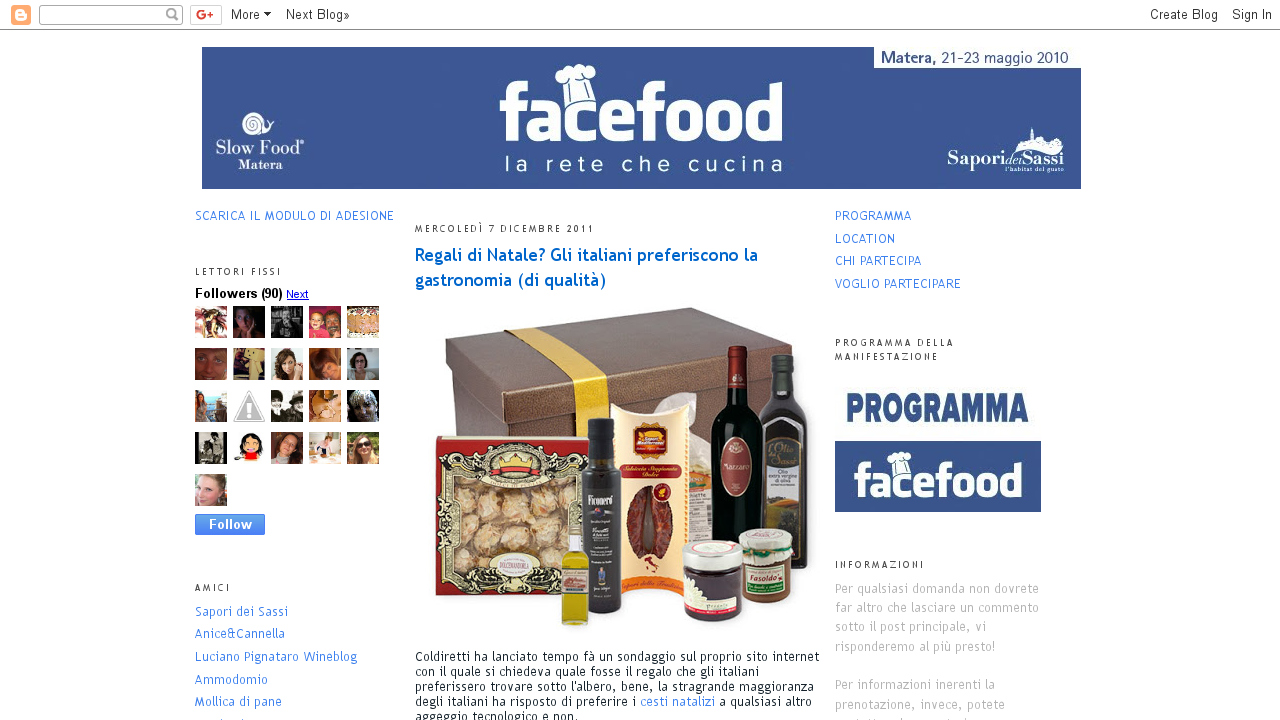 Facefood - la rete che cucina