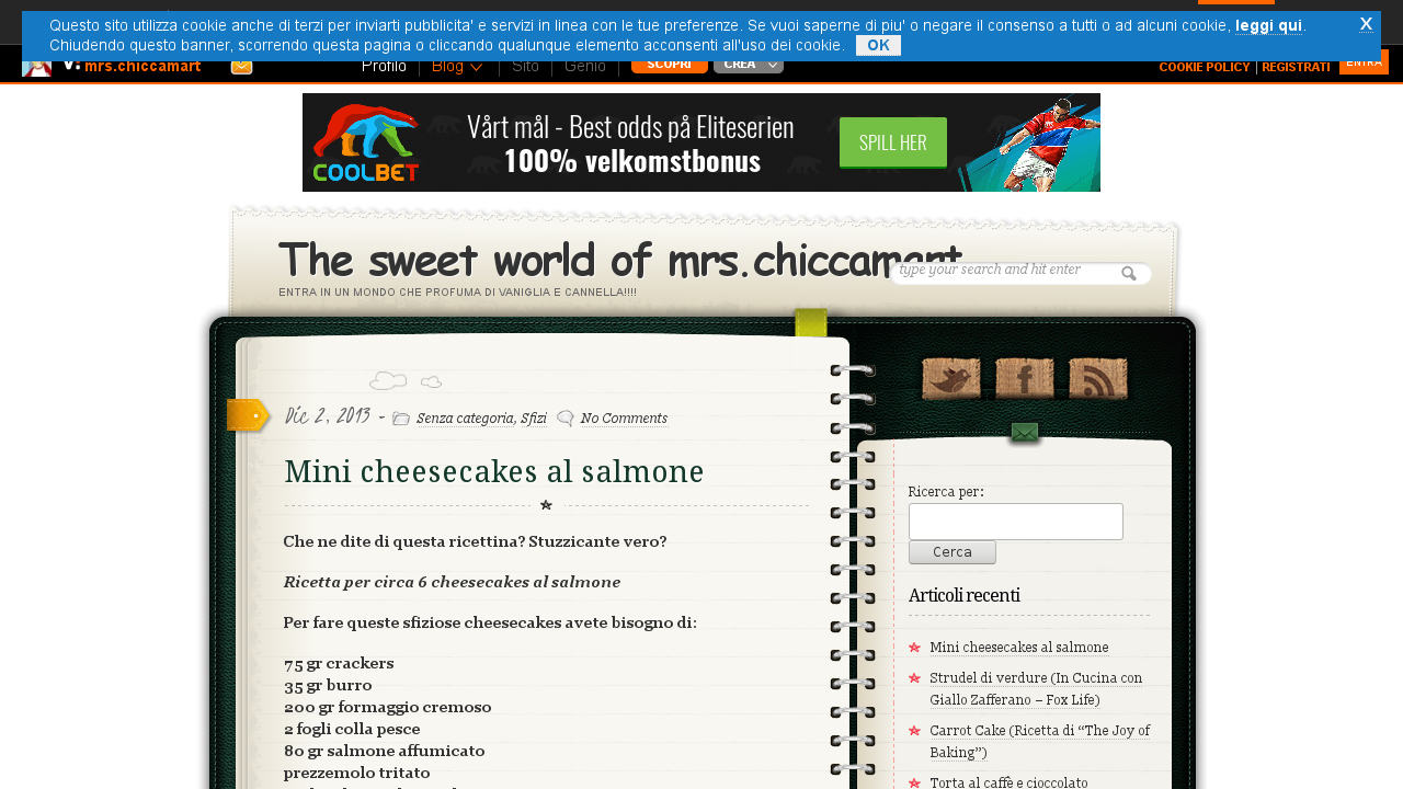 The sweet world of mrs.chiccamart