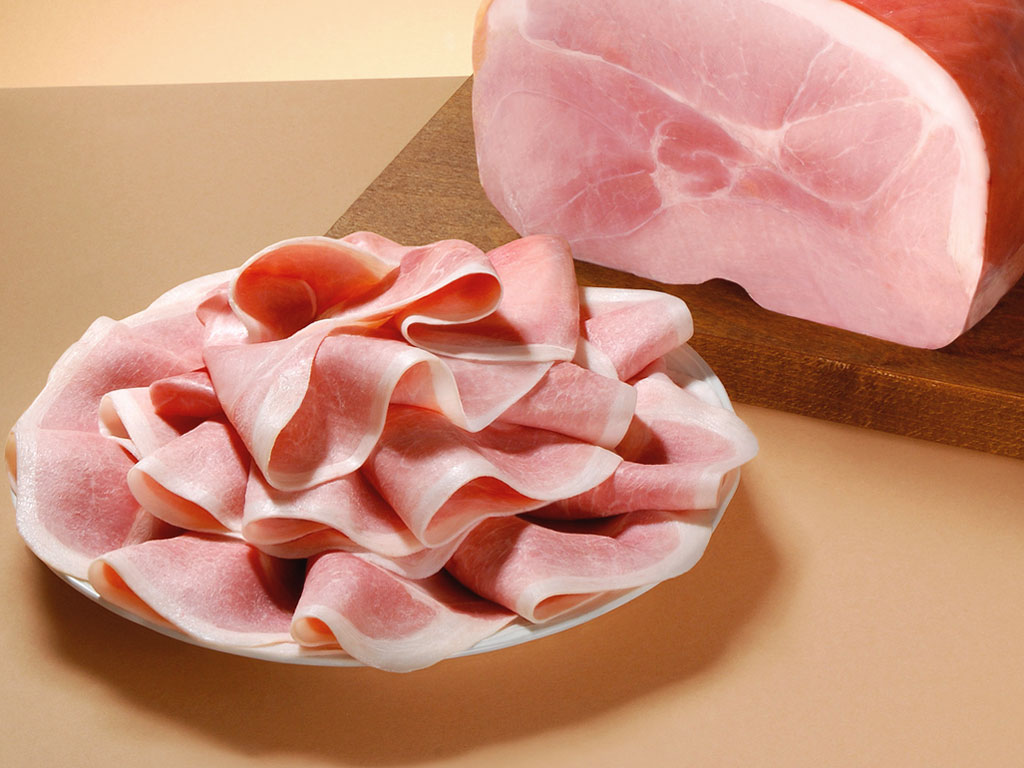 Prosciutto cotto affettato spesso