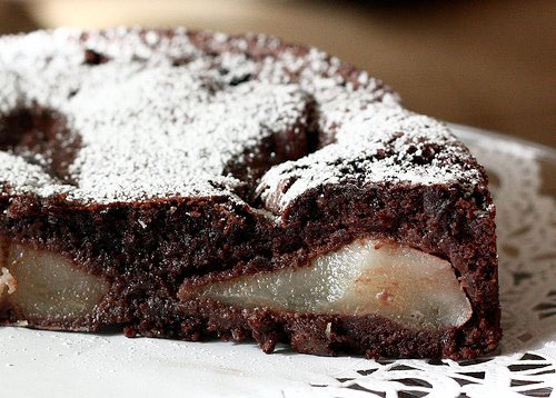 Chocolate and pear cake (torta cioccolato e pere)