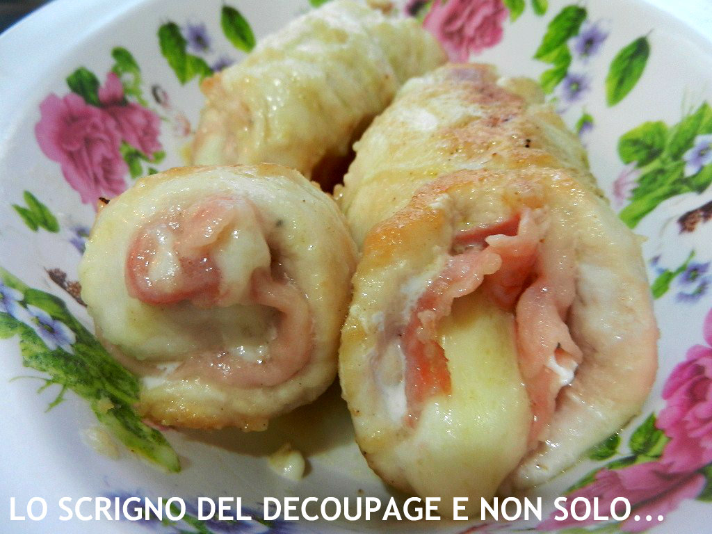 Involtini di carne e formaggio