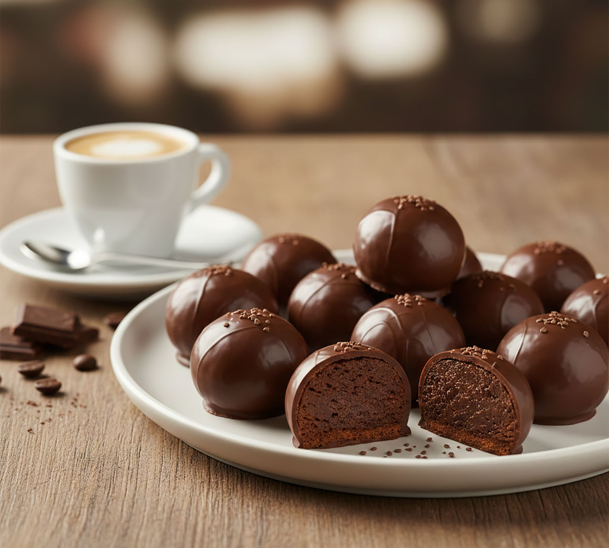 Bon bons al cappuccino