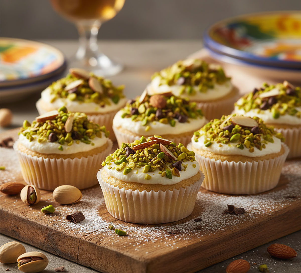 Cassatine di ricotta e frutta secca