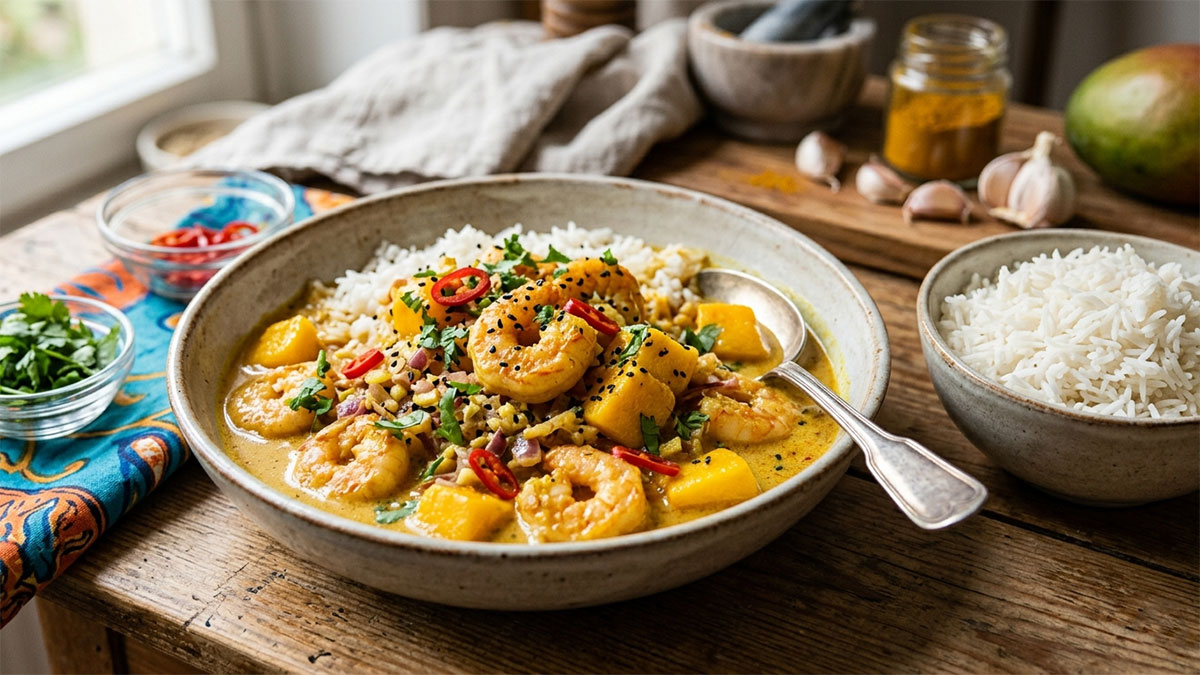 Gamberetti alla thailandese